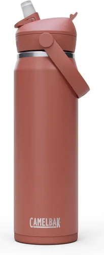 Miniatura 15 de CamelBak - Thrive - Botella de agua con tapa y pajilla, 20 onzas - Aislante de acero inoxidable, color negro