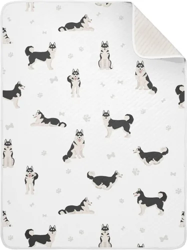 Miniatura 10 de Manta de envoltura para ejercicios de Doberman de algodón para bebés, manta de recepción, manta suave y ligera para envolver para cuna, cochecito