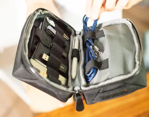Miniatura 3 de Taskin Organizador electrónico/bolsa de accesorios técnicos/organizador de cables (compacto)