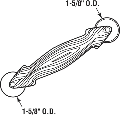Miniatura 2 de Prime-Line MP7503 - Herramienta de laminación de pantalla con ruedas de nailon, para spline de 0.115 a 0.165 pulgadas (paquete individual)