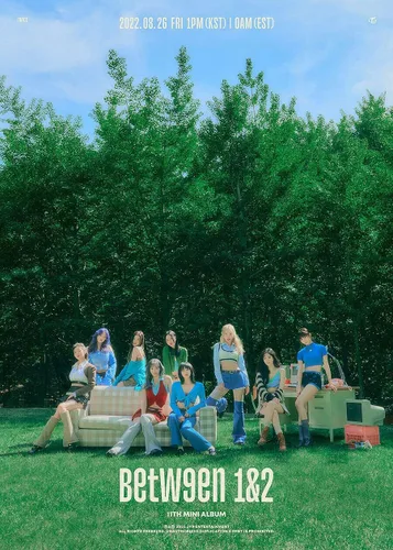 Miniatura 3 de TWICE - ENTRE 1 y 2 11º mini álbum (versión de archivo). )+1 póster plegado (solo primera prensa)+1ea tarjeta de regalo de tienda TWICE K-POP