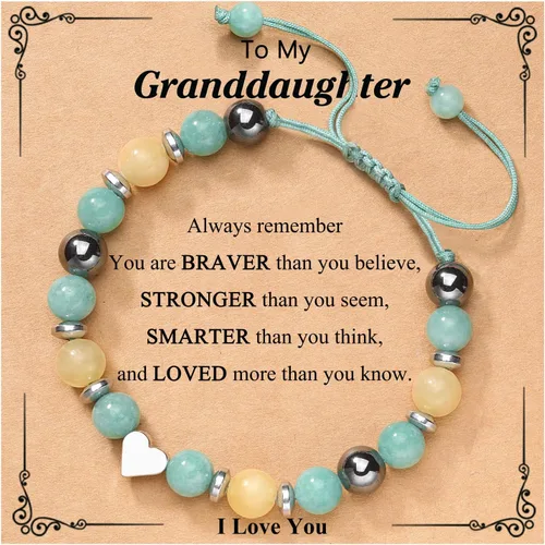 Miniatura 16 de UPROMI Pulsera Para Mi Hija/Nieta/Sobrina, Regalos Para Vuelta a la Escuela, Graduación, San Valentín, Navidad y Cumpleaños Para Niñas