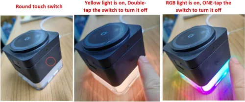 Miniatura 9 de Cargador inalámbrico 3 en 1 Apple-estación de carga, cubo de lámpara de luz nocturna, soporte de cargador magnético de 15 W, base de carga plegable