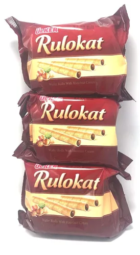 Miniatura 3 de Ulker Oblea Rulokat 5.29oz (150gr) PACK de 3