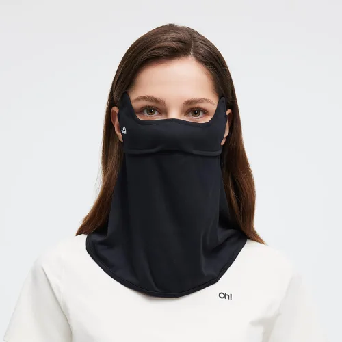 Miniatura 7 de Neck Gaiter Face Scarf Cover Sun Protection Balaclava Cloth Bandanas with Ear Loops 19SSF018