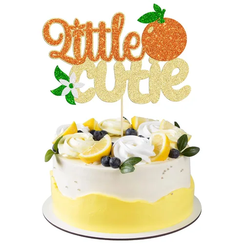Miniatura 14 de Gyufise 1 decoración de pastel de sandía con purpurina uno en un melón, decoración de pastel de sandía para primer cumpleaños, decoración de pastel