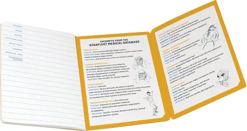 Miniatura 3 de Cuaderno médico de Star Trek, mini cuaderno tamaño pasaporte