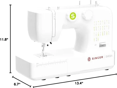 Miniatura 9 de SINGER Máquina de coser SM024 con kit de accesorios incluido, 24 puntadas, simple e ideal para principiantes