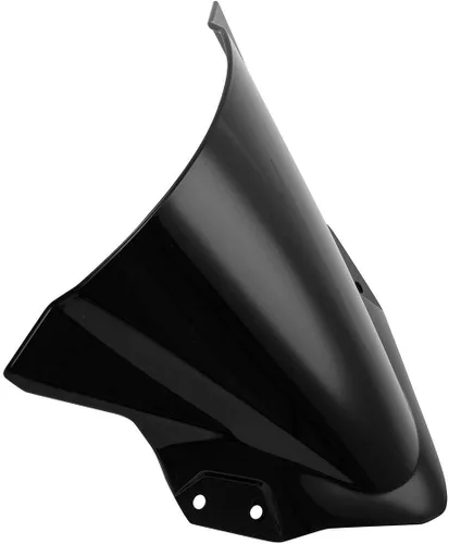 Miniatura 4 de Parabrisas de doble burbuja de plástico ABS para parabrisas Kawasaki Ninja 400 2018 2019 2020 2021 (negro)