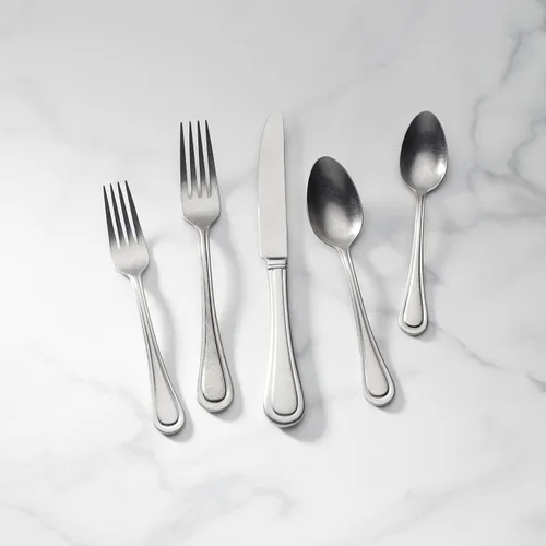 Miniatura 3 de Lenox 890139 - Juego de cubiertos de 20 piezas con textura neutros