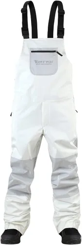 HOUZONIY Unisex Snow Bib Pants for Women Waterproof Insulated,Mens Snow Overalls Loose Fit,Ski Overalls for Winter Sport