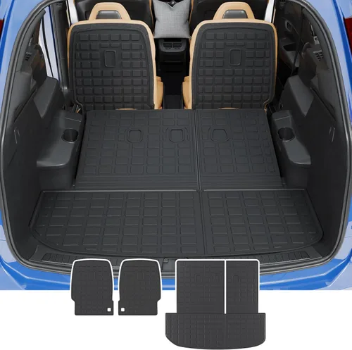 Miniatura 16 de Rongtaod Tapete de Carga Compatible con Hyundai Palisade 2020-2025 de 7 Asientos, Tapete de Maletero, Tapete de Carga, Forro de Carga para Todo