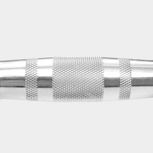 Miniatura 3 de LIONSCOOL - Mancuernas hexagonales de goma con mango de metal para entrenamiento de fuerza y resistencia, desarrollo de musculatura y entrenamiento