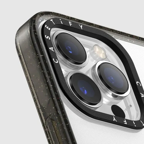 Miniatura 20 de Funda Impact de CASETiFY para iPhone 13 Pro Max con Magsafe - Estuche Claro Cuento de Invierno - Claro Negro Estuche transparente Winter Tale