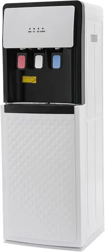 Dispensador de enfriador de agua de carga inferior, dispensador de agua fría y caliente de 110 V, fuente práctica de beber independiente con 3