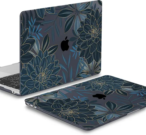 Miniatura 6 de Mektron Funda para MacBook Air de 13 pulgadas M1 A2337 A2179 A1932, carcasa dura 2018-2021 Air de 13 pulgadas con Touch ID, diseño exclusivo