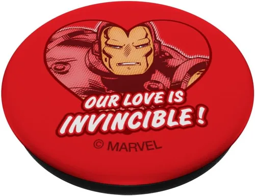 Miniatura 2 de Marvel Iron Man Love is Invincible Valentine's Day - PopSockets Grip and Stand for Phones and Tablets