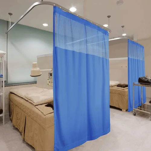 Miniatura 9 de Fcosie Cortinas divisoras de habitación de hospital con ganchos planos para cubículo, pantalla de privacidad para hospital, clínica médica