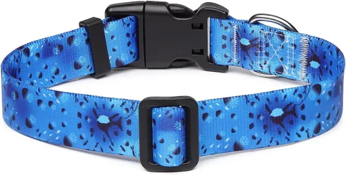 Miniatura 132 de Mercano Collar ajustable para perro, patrones de diseño especial, nailon suave, cómodo y resistente, collar para mascotas para perros pequeños