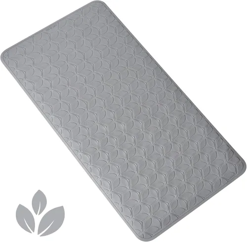 Miniatura 11 de Alfombrilla de Bañera Antideslizante con Ventosas - 100% Goma para Baño Texturizada para Seguridad en Bañera y Ducha - Suave al Tacto - Libre