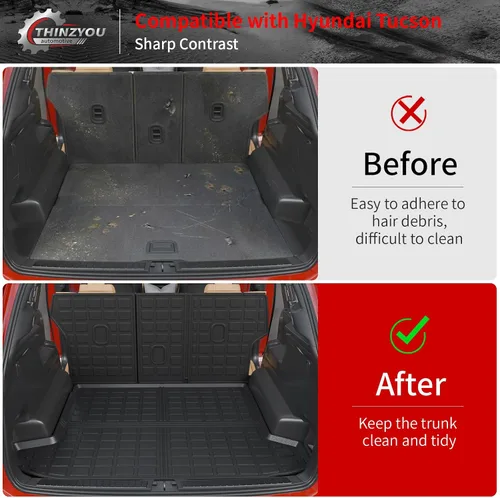 Miniatura 6 de Alfombrillas compatibles con Toyota 4 Runner 2013-2024, 7 asientos, forro de carga, forro para maletero, protectores para asiento trasero
