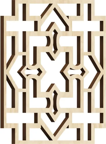 Miniatura 16 de Wise Paneles decorativos de madera con calado, extra pequeños, 7 3/8 pulgadas de ancho x 7 3/8 pulgadas de alto x 1/4 pulgadas de alto, roble rojo