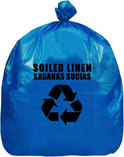 Miniatura 9 de RESILIA Bolsas de lino sucio de alta resistencia – Eliminación de residuos hospitalarios, bolsa de lavandería, forro de basura, almacenamiento