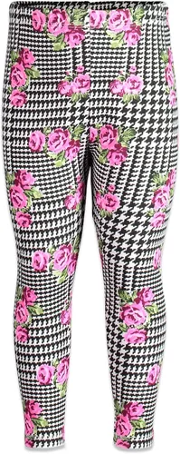 Miniatura 3 de Disney Minnie Mouse - Conjunto de camiseta y leggings florales de péplum para bebés y niños grandes (12 meses - 14-16)