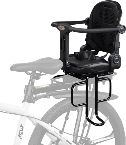 Asiento trasero de bicicleta para niños, asiento trasero de bicicleta para niños, asiento de bicicleta para adultos para bebés de 6 meses a 6 años