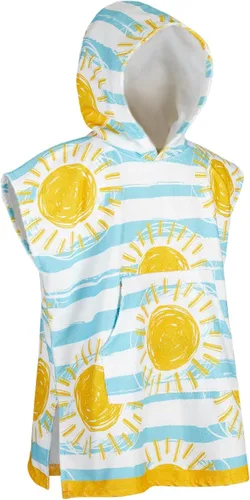 Miniatura 11 de MissShorthair Toalla Poncho para niños, toalla de playa con capucha para niñas y niños, poncho de surf, bata cambiante, toalla de baño de Rayas