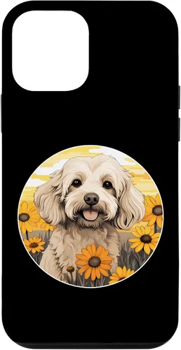 Miniatura 12 de iPhone 15 Cute Cockapoo in Spring Flower Garden Colorful Puppy Dog Case