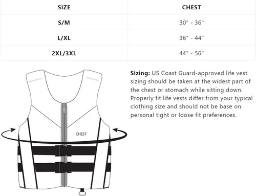 Miniatura 7 de L.R.E. Helmsman Neoprene CGA Vest NVY/GRY