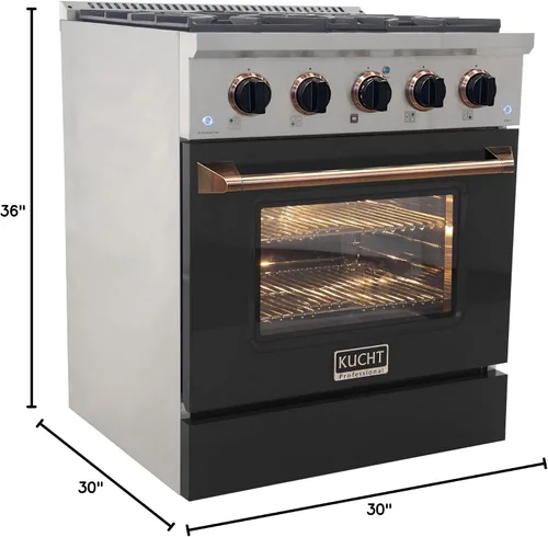 Miniatura 8 de Kucht KNG301-K-GOLD - Cocina de gas, color dorado