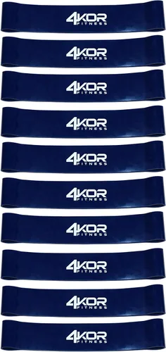 Miniatura 16 de 4KOR Fitness Juego de bandas de resistencia, perfecto para crossfit, yoga, terapia física y construcción de glúteos
