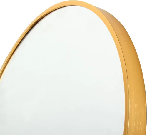 Miniatura 4 de 24" Wall Round Circle Mirror Bathroom Make Up Vanity Mirror - Golden