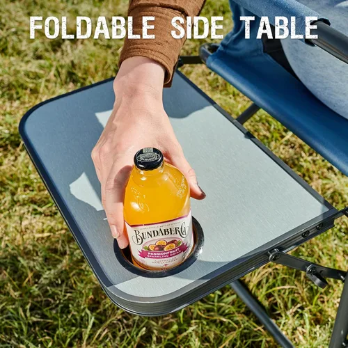 Miniatura 4 de Portal Silla de directores sillas de camping para adultos con mesa auxiliar, sillas plegables para adultos, sillas de director plegables para sillas