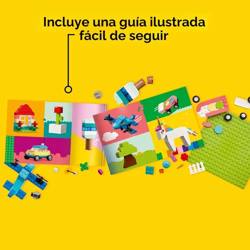 Miniatura 3 de LEGO Bloques de construcción clásicos y vibrantes de caja de ladrillos – Juguetes sensoriales y de aprendizaje para niños y niñas, a partir de 4