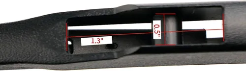 Miniatura 4 de 8 pulgadas (Paquete de 2) Juego de limpiaparabrisas trasero de repuesto para Lexus CT200h 2011-2017, Toyota Prius C Auris 2012-2019, Urban Cruiser