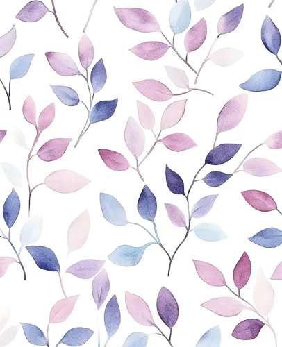 Miniatura 14 de Papel Tapiz Despegable de Hojas Azules Boho, Diseño de Hojas Azules Moderno Vinilo Autoadhesivo Papel de Contacto Casual Estilo Granja para Cajón
