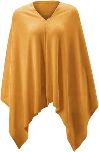 Miniatura 97 de Fomolom Ponchos para mujer, versátil, ligero, tejido sólido, chal envolvente, bufanda, accesorios para mujer