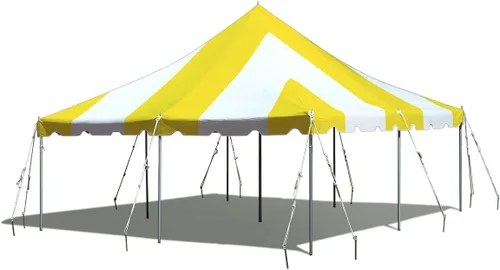 Miniatura 20 de TentandTable Tienda de campaña con toldo de alta calidad de 20 x 40 pies, rojo/blanco/azul, para exteriores, capacidad de 80 a 160 personas