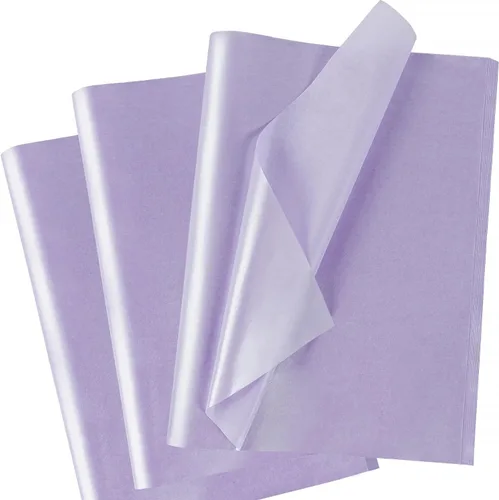 Miniatura 12 de 60 hojas de papel de seda para bolsas de regalo, 14 x 20 pulgadas, papel de seda metálico rosa dorado rosa blanco para embalaje de manualidades, Oro