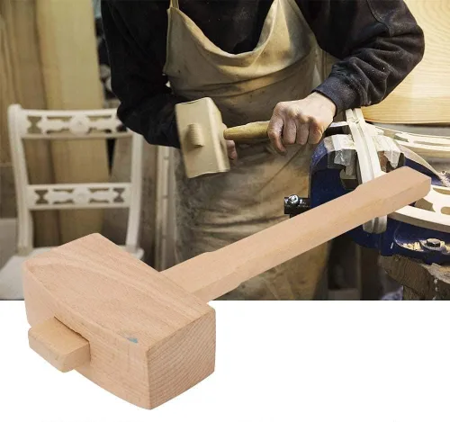 Miniatura 4 de Profesional carpintero martillo de madera que golpea la herramienta 100% de la carpintería con la cara golpeante en ángulo