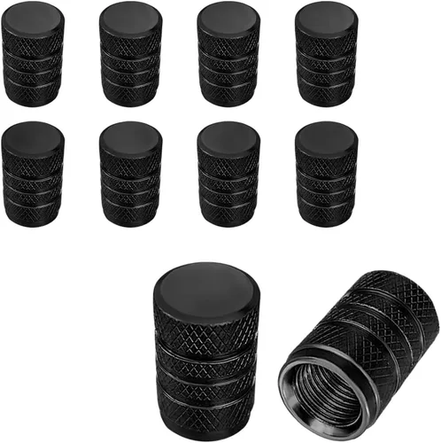 Miniatura 12 de Ziciner 5 PCS Tapas de Válvula de Neumático de Automóvil, Juego de Tapas de Aire de Aluminio, A Prueba de Polvo y Resistentes a la Corrosión, Púrpura
