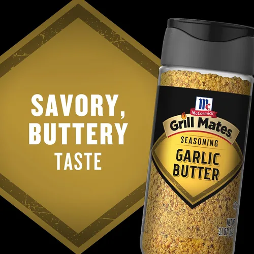 Miniatura 5 de McCormick Grill Mates Condimento de mantequilla de ajo, 3.1 oz