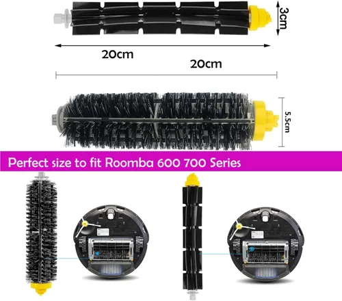 Miniatura 2 de Piezas de repuesto para aspiradora IRobot Roomba 600 y 700, Roomba 614 620 630 635 640 645 650 655 660 675 680 690 695 760 770 780