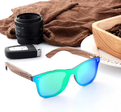 Miniatura 6 de Lentes de sol de bambú hechos a mano con cristales polarizados para hombres y mujeres