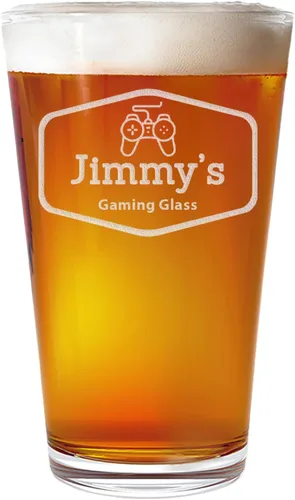 Miniatura 11 de Vaso de cerveza grabado personalizado de 16 onzas, regalos de Navidad grabados personalizados para hombres, regalos de cumpleaños para papá, regalos