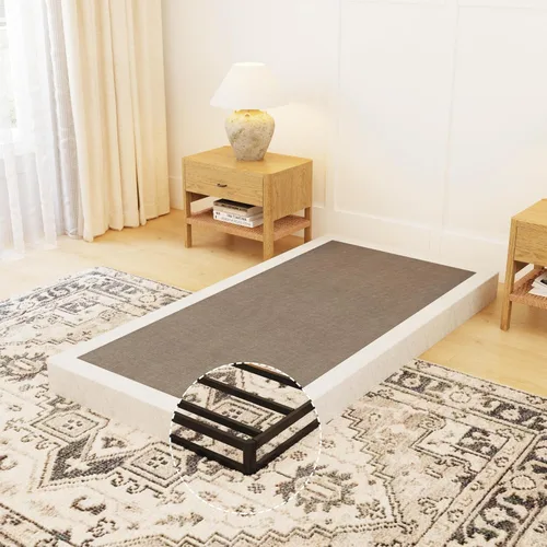 Miniatura 16 de OSASET Base de resortes de perfil bajo tamaño individual - Base de resortes de 7,6 cm (3,0 pulgadas) para cama pesada de tamaño individual, base