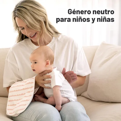 Miniatura 8 de Paños orgánicos para eructos para bebés niños y niñas, paquete de 5 paños de algodón súper absorbentes para bebés, trapos suaves y afelpados